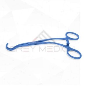 Anastomosis Clamp Angled DeBakey Atraumatic, Curved Shanks, Titanium